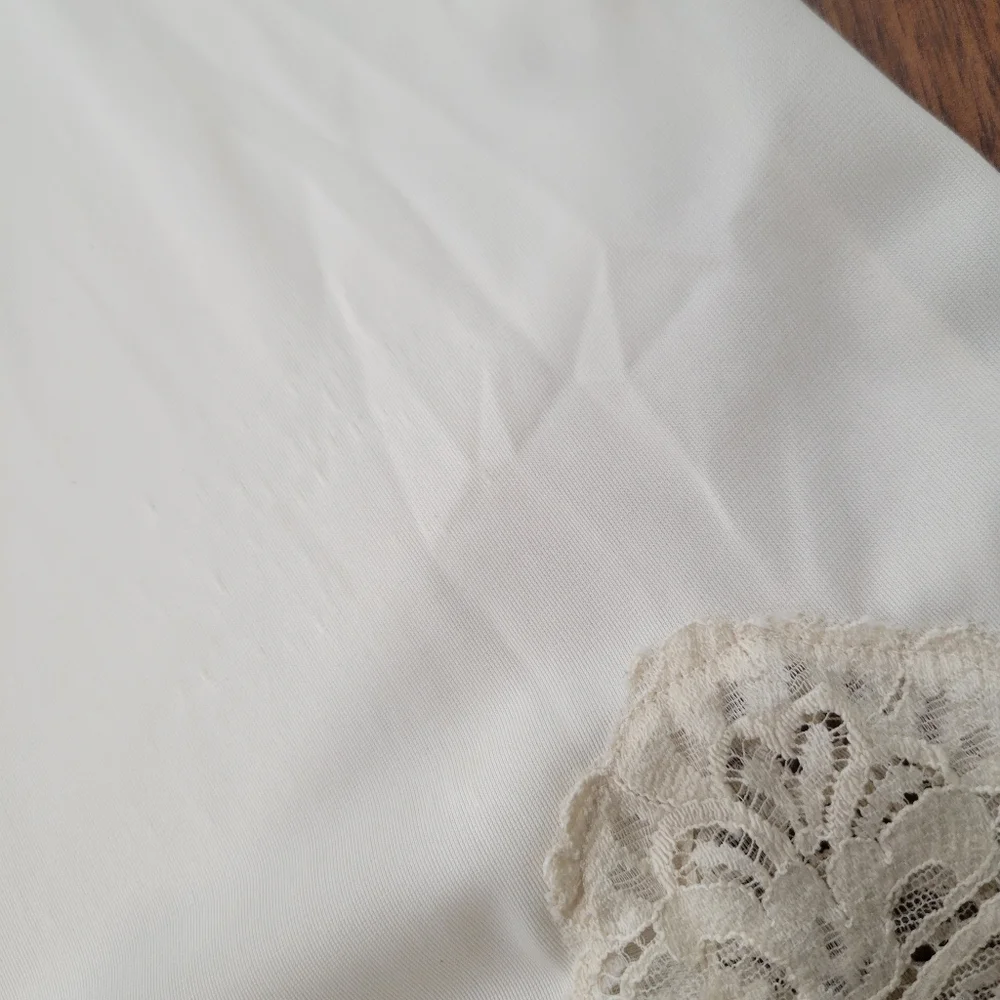 Vintage Wonder Maid Full Length Slip With Delicate Lace Trim Made In USA - Picture 3 of 11